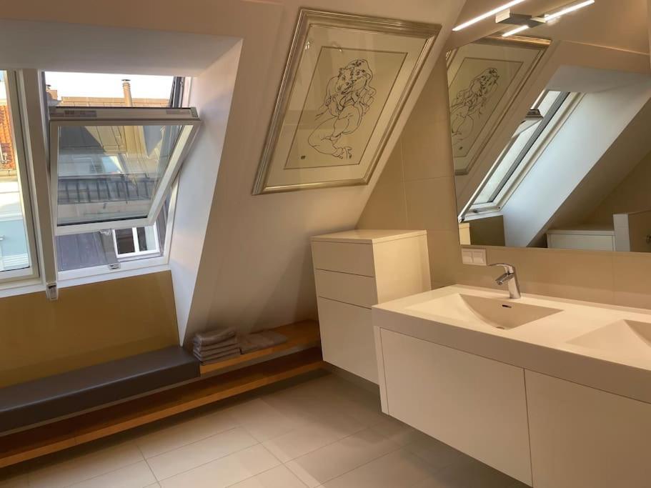 Rooftop Terrace- Panoramablick Ueber Wien Apartman Kültér fotó