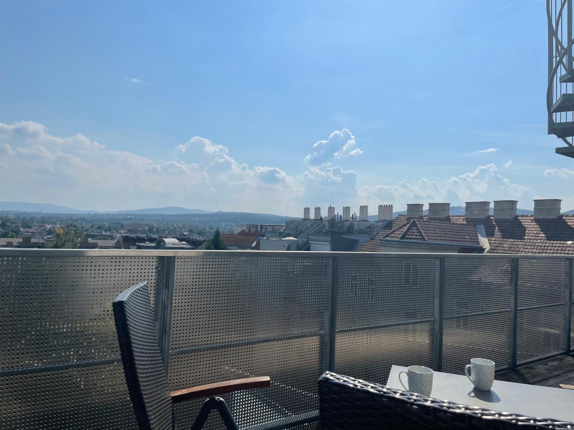 Rooftop Terrace- Panoramablick Ueber Wien Apartman Kültér fotó