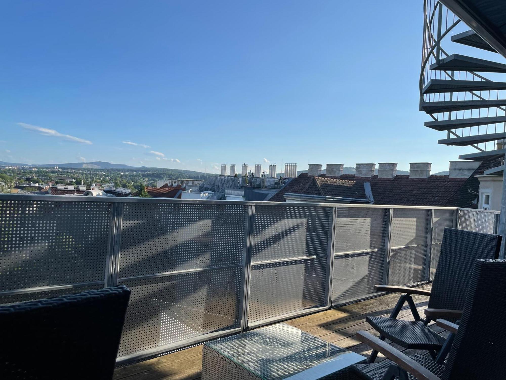 Rooftop Terrace- Panoramablick Ueber Wien Apartman Kültér fotó